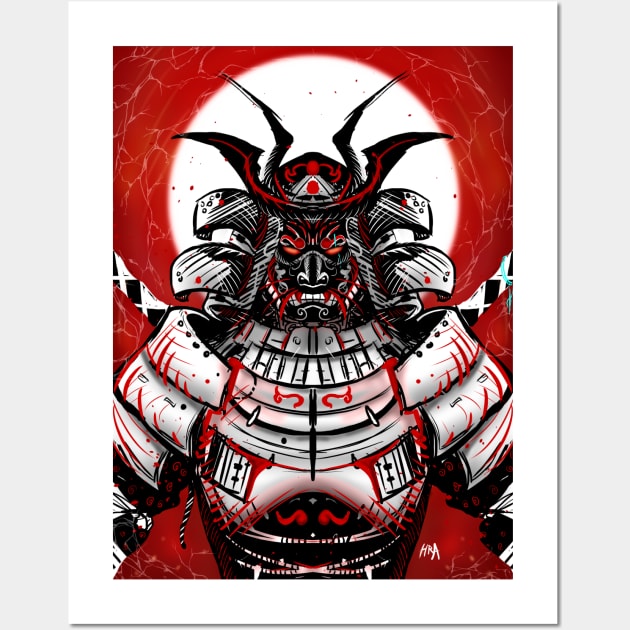 Tempest Samurai Wall Art by Haroldrod